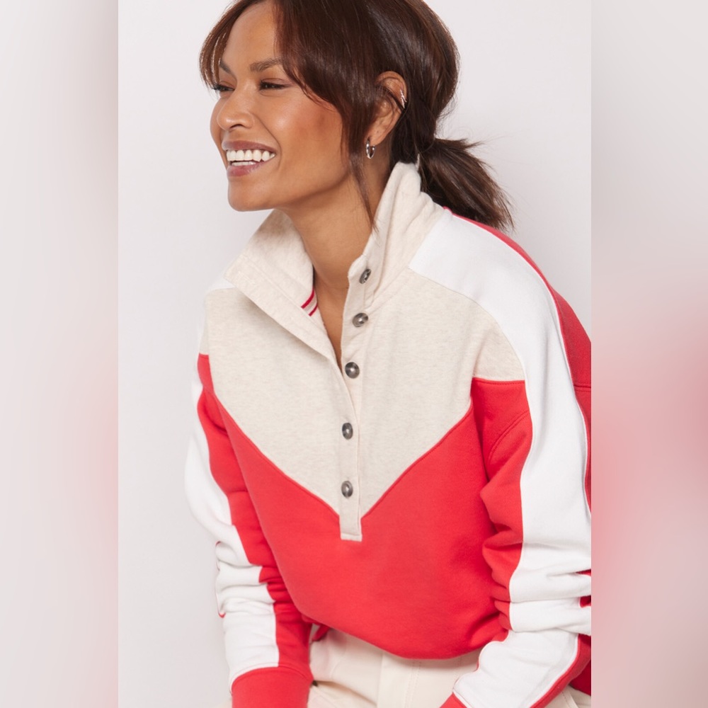 EVEREVE Mika colorblock pullover size S